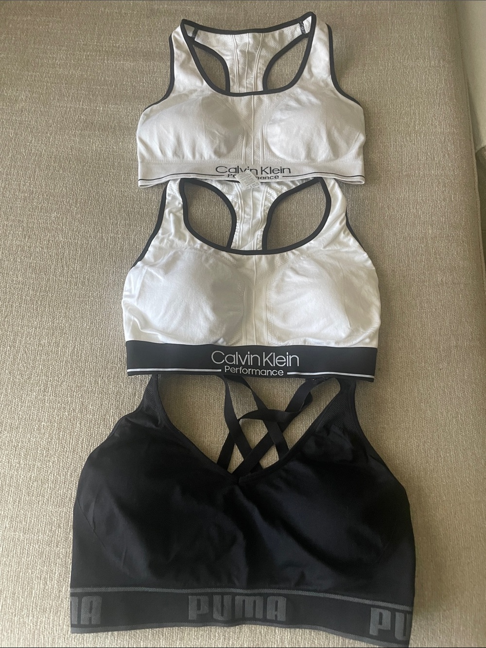 Calvin Klein and Puma  3 Sports Bra